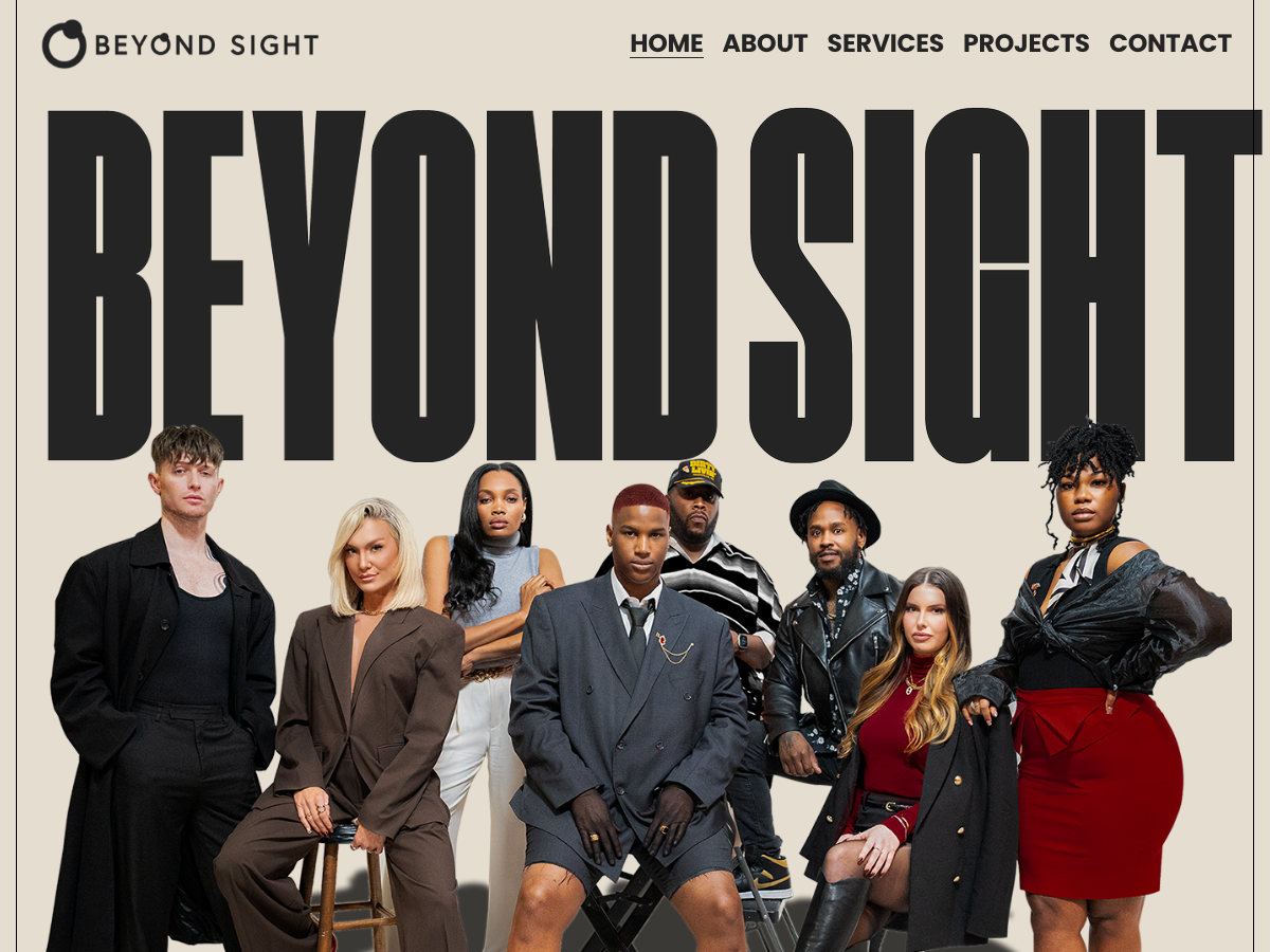 Beyond Sight website screenshot